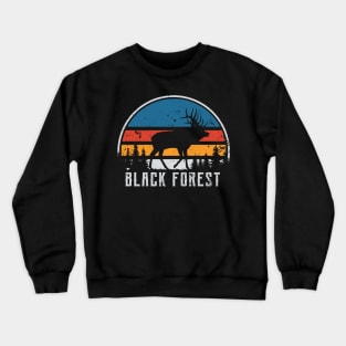 Hirsch Black Forest Germany Vintage Retro Crewneck Sweatshirt